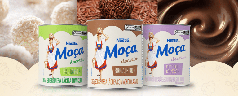 Piracanjuba Nestlé Linha Moça Doceria brigadeiro beijinho chocolate