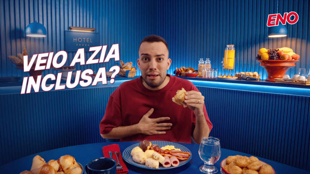 Lucas Rangel na campanha Deu ENO, deu bom da Haleon