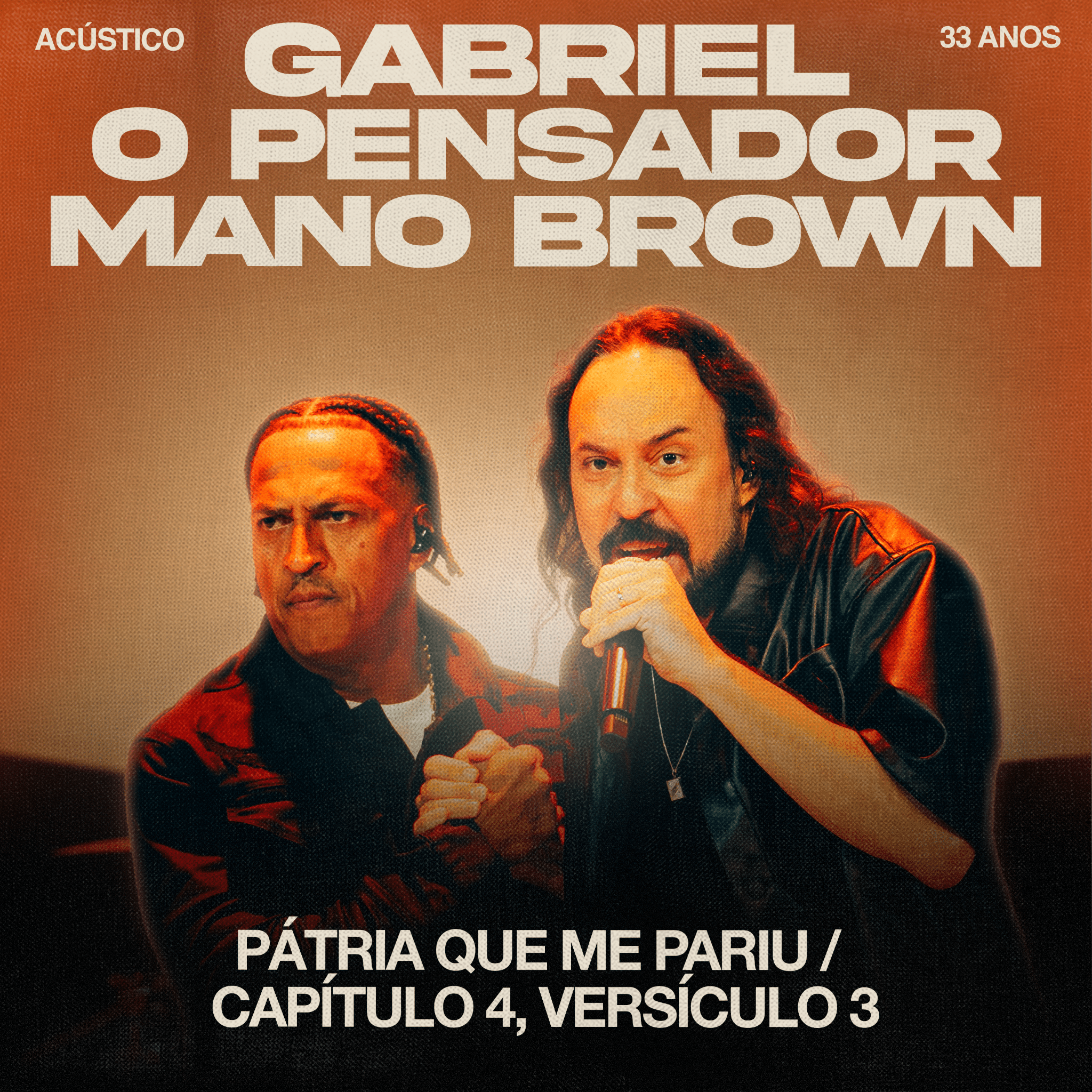 Capa do single de Gabriel o Pensador e Mano Brown