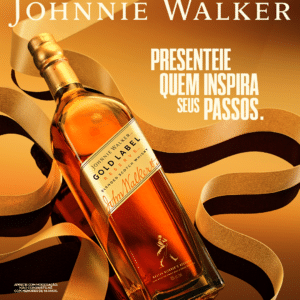 Garrafa personalizada de Johnnie Walker para o Dia dos Pais
