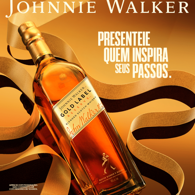 Garrafa personalizada de Johnnie Walker para o Dia dos Pais
