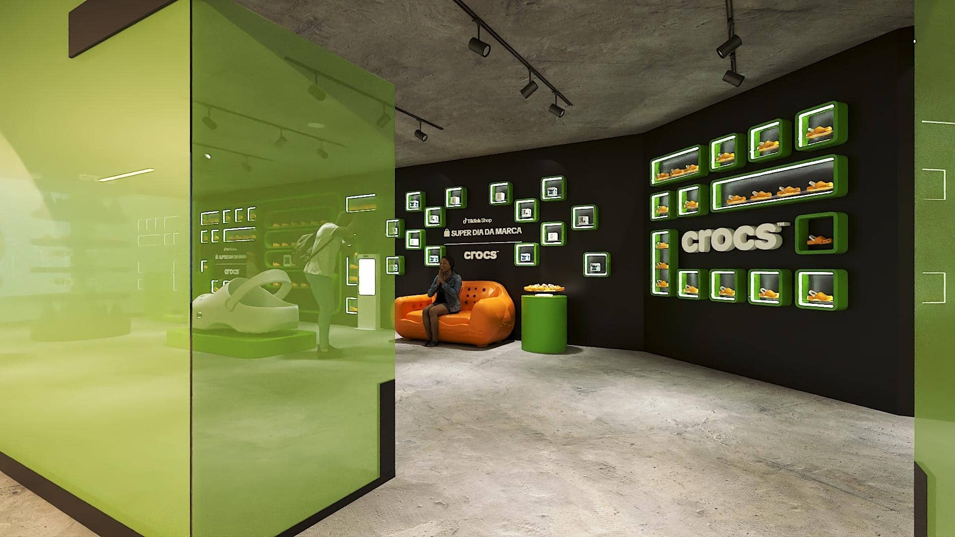 Crocs TikTok Shop Super Dia da Marca evento São Paulo experiência presencial