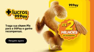 Campanha de seis anos da 99Pay com recompensas em cashback e CDI