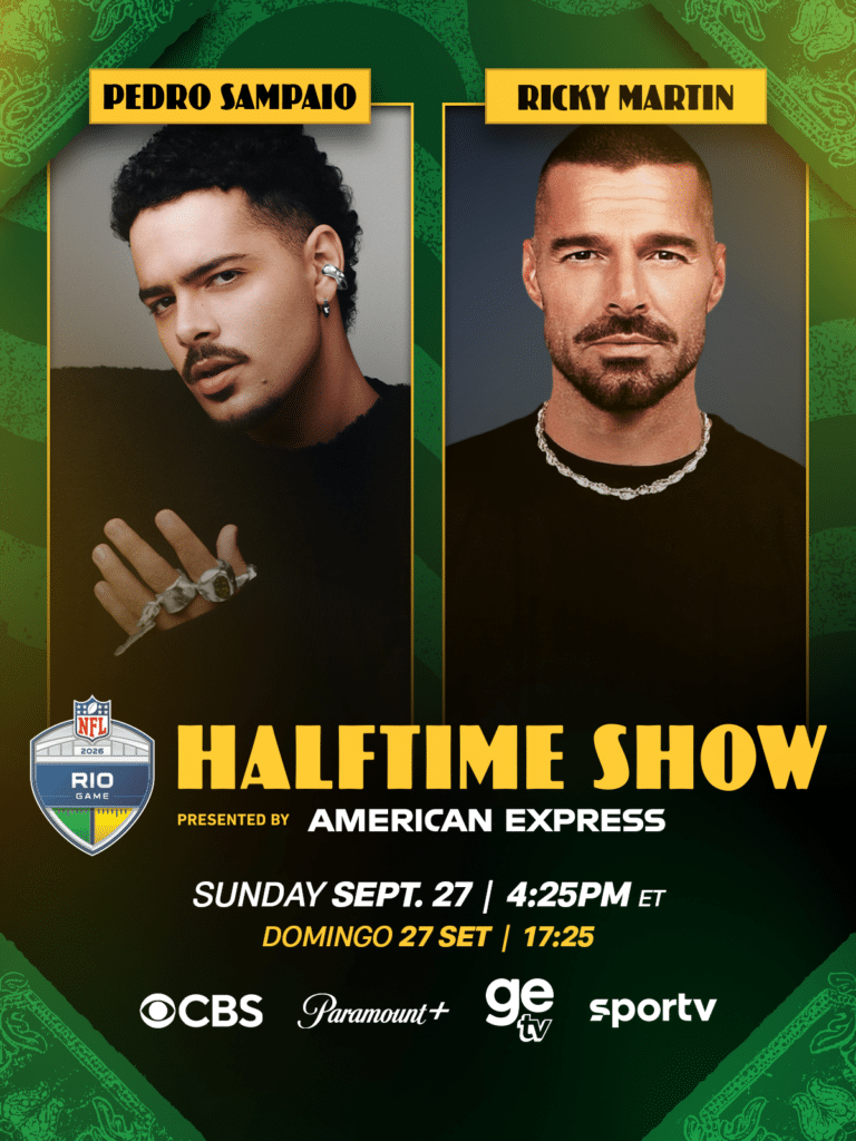 Pedro Sampaio e Ricky Martin se apresentam no Halftime Show do NFL Rio Game
