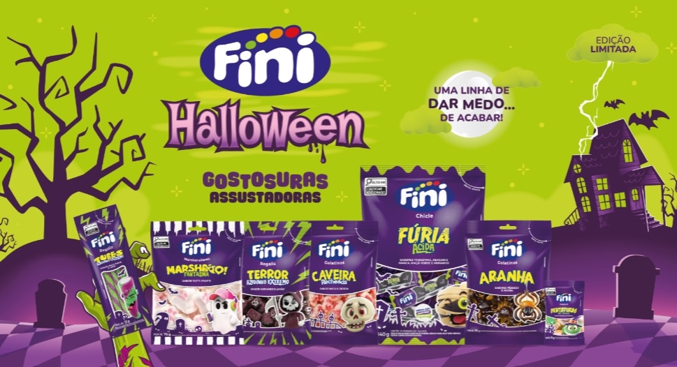Linha especial de Halloween 2026 da Fini