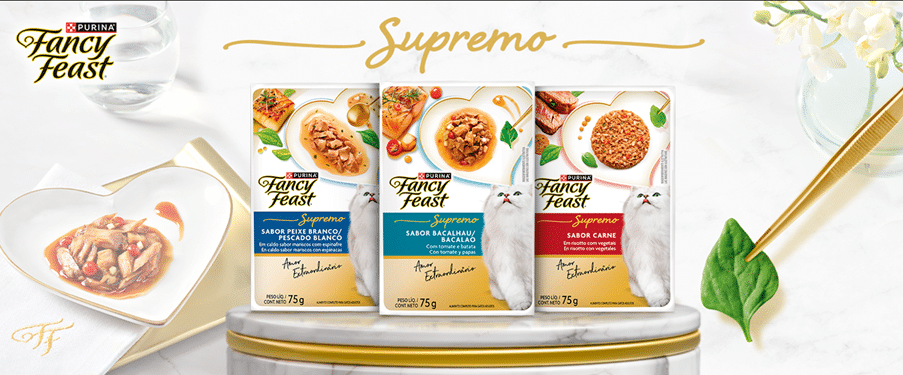 Nova linha Fancy Feast Supremo, da Purina