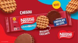 Embalagem do Nestlé ChocoWaffle, edição limitada