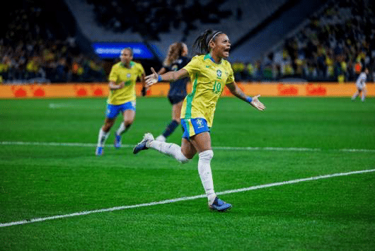 Seleção Brasileira Feminina de Futebol em campo — Foto: Gabriel Heusi/FSports