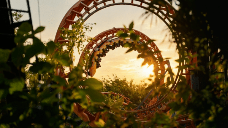 Star Mountain, primeira montanha-russa do Brasil, no Beto Carrero World