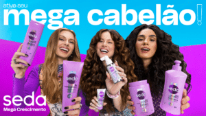 Campanha "Ative Seu Mega Cabelão" da Seda