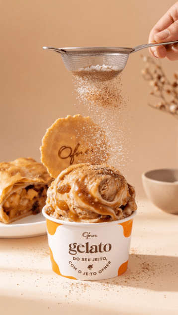 Gelato Apfelstrudel, novo sabor da Ofner