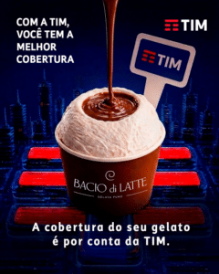 TIM e Bacio di Latte anunciam parceria de cobertura e conectividade