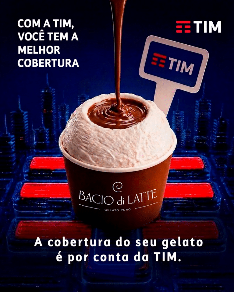 TIM e Bacio di Latte anunciam parceria de cobertura e conectividade