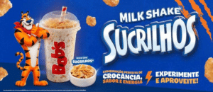Milk Shake de Sucrilhos®, novidade do Bob's