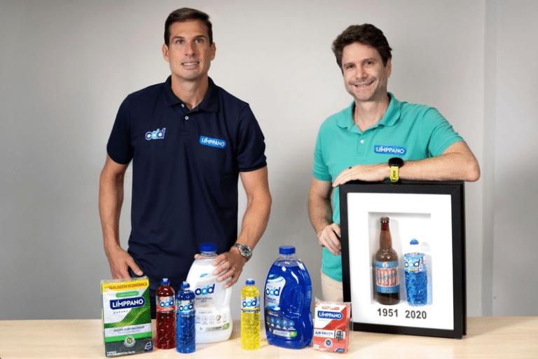 Renan Hervelha, novo CEO da Limppano, ao lado de Alex Buchheim