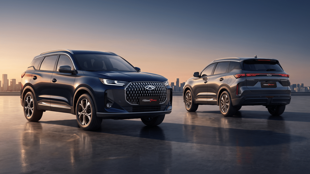 Novo Tiggo 7, da CAOA Chery, nas versões Sport e PRO