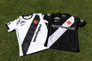 Camisa do Vasco da Gama com patrocínio master da Sportingbet