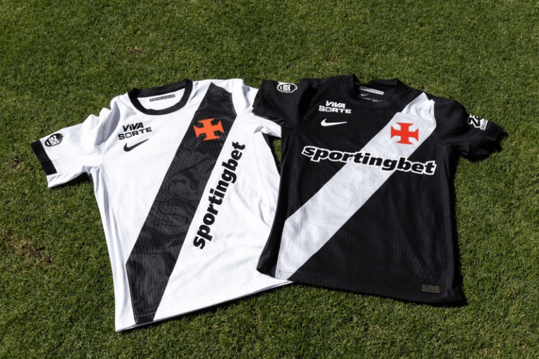 Camisa do Vasco da Gama com patrocínio master da Sportingbet