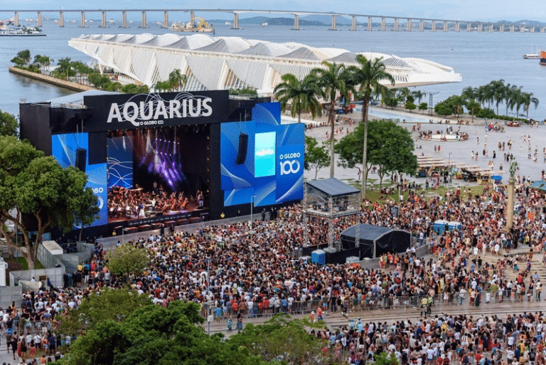 Edição do Projeto Aquarius na Praça Mauá, Rio de Janeiro