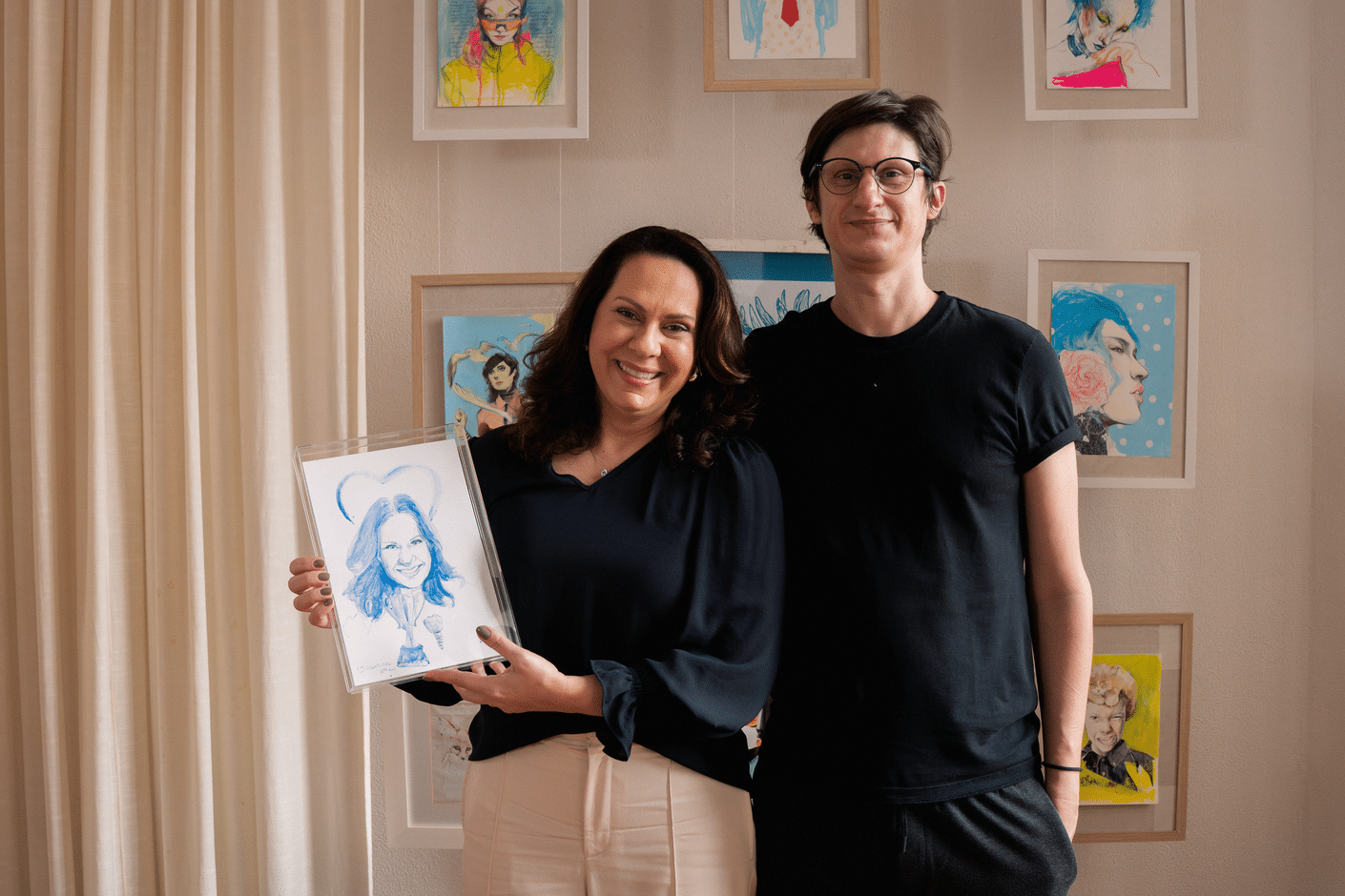 Campanha de 39 anos da Odontoprev, com obras do artista Zé Otávio