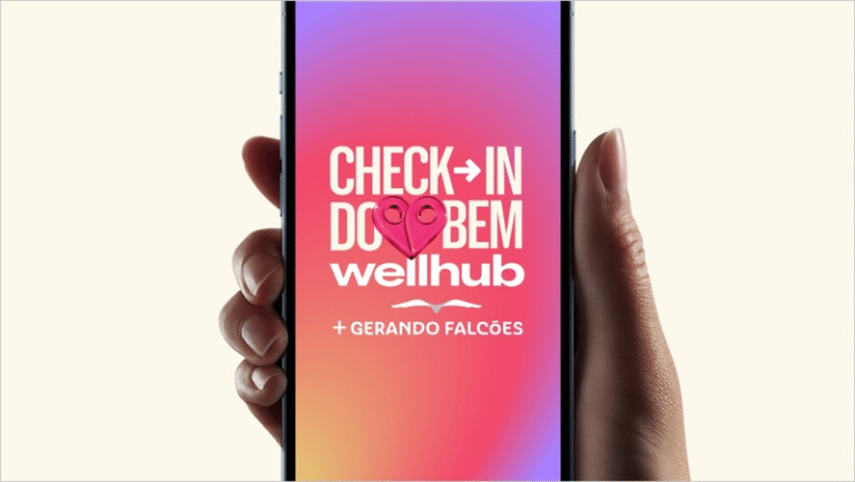 Check-in do Bem, ação do Wellhub com a Gerando Falcões