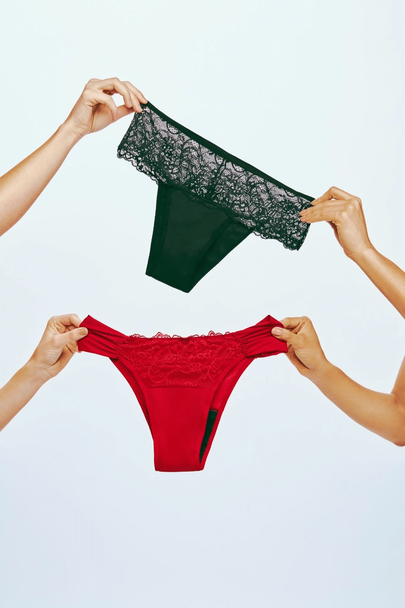 Collab de calcinhas absorventes entre Pantys e Valisere