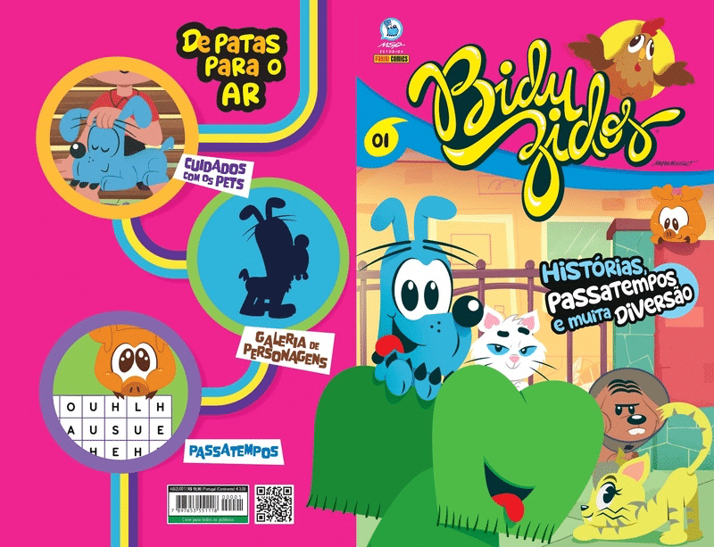 Biduzidos; MSP Estúdios; Panini; Mauricio de Sousa; Bienal do Livro