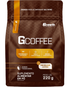 Embalagem pouch do novo GCoffee, da Growth Supplements
