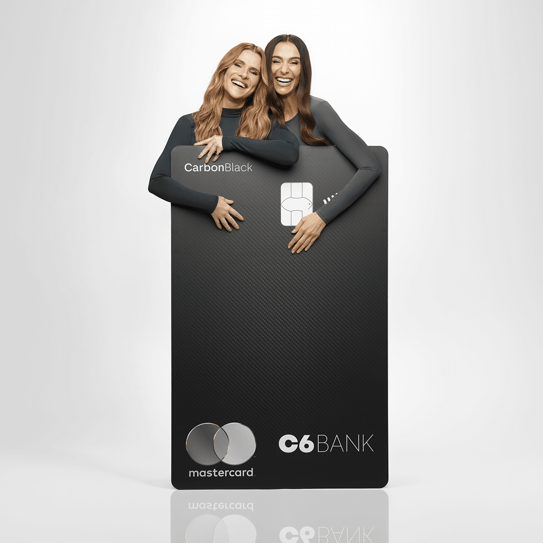 Ingrid Guimarães e Mônica Martelli na campanha do C6 Carbon