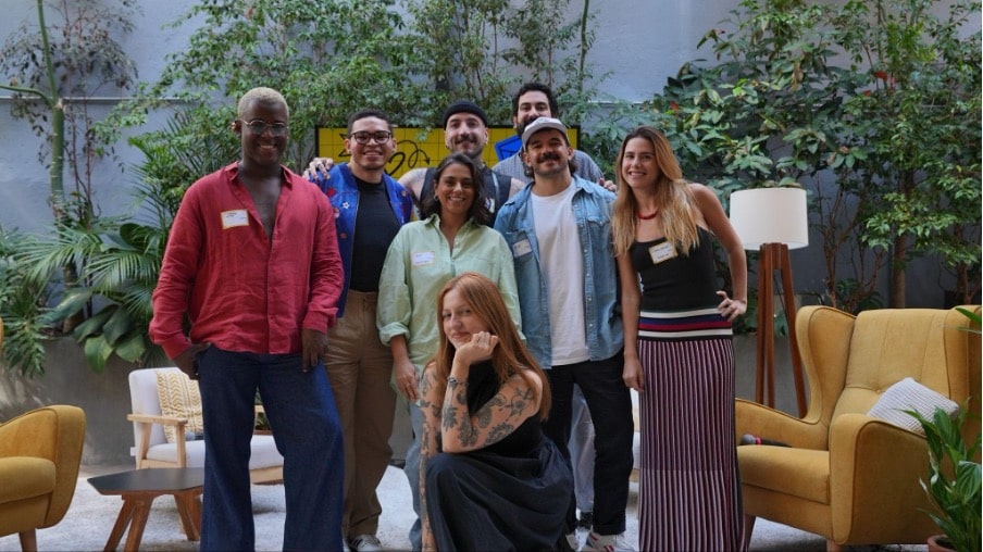 Creators da Tastemade Creator Lab durante o lançamento em São Paulo