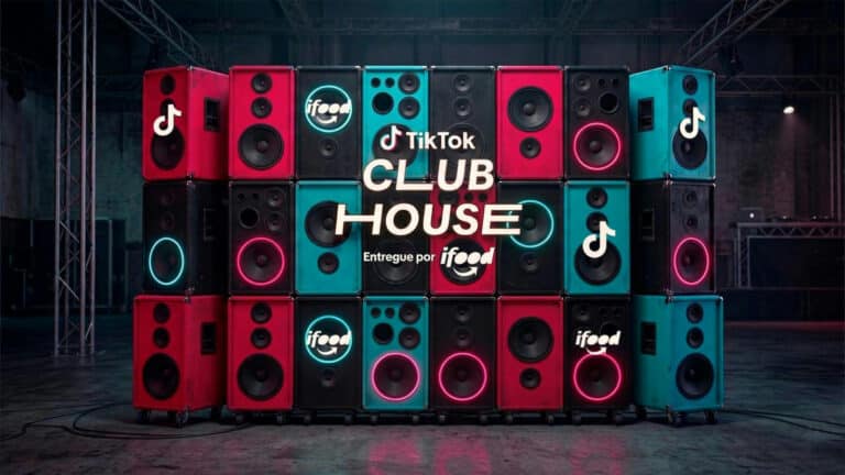 TikTok ClubHouse no Rio de Janeiro, com patrocínio do iFood