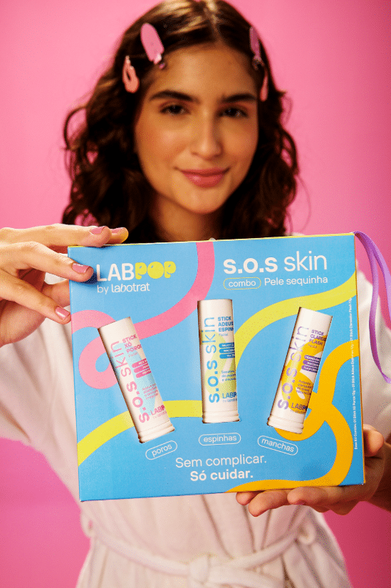 Coleção S.O.S Skin, da LabPOP, em parceria com a Rappi