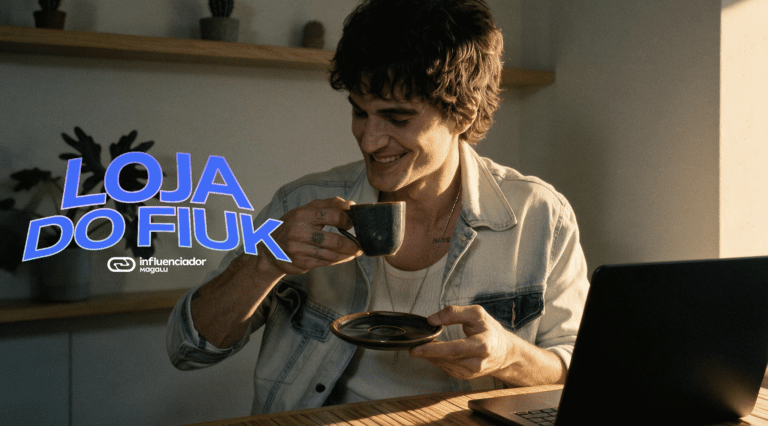 Fiuk como Influenciador Magalu em loja oficial no app