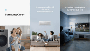 Garantia estendida Samsung Care+ para TVs e eletrodomésticos