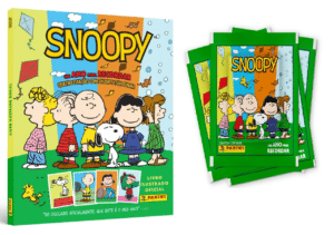Álbum de figurinhas Snoopy – Um Ano para Recordar, da Panini