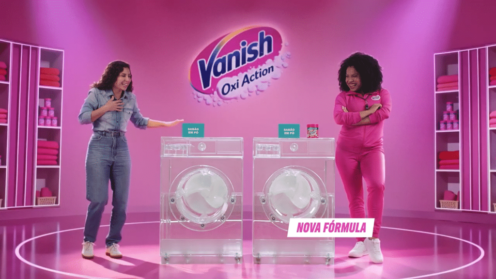 Nova campanha do Vanish Oxi Action, assinada pela BETC Havas