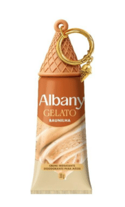 Albany lança cremes para as mãos da linha Gelato em formato de chaveiro
