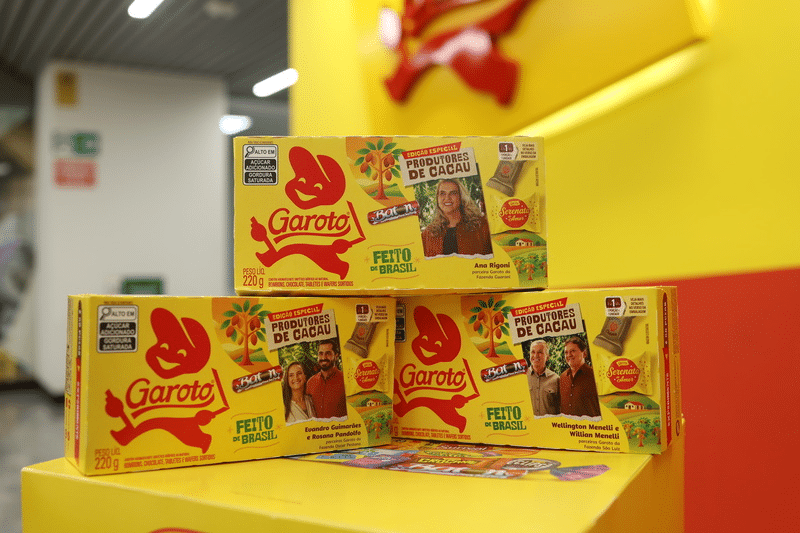 Garoto leva produtores de cacau para sua icônica caixa de bombom e transforma embalagem em canal de conversa com consumidores