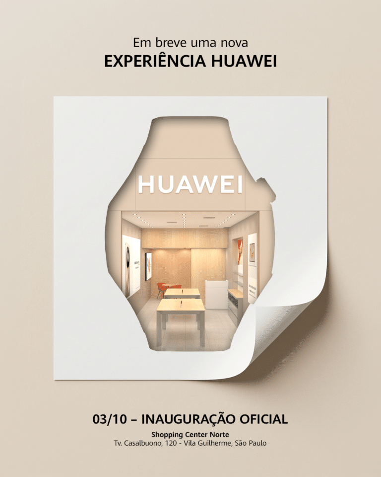 Huawei amplia presença no Brasil com nova loja em São Paulo