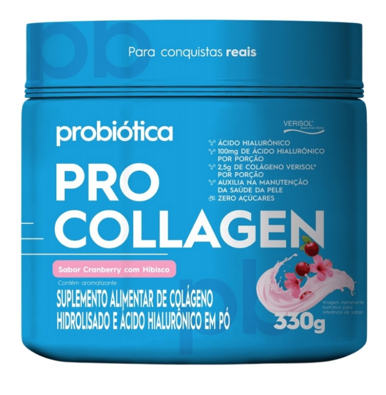 Probiótica lança Pro Collagen Cranberry com Hibisco e aposta no sabor como aliado do glow up