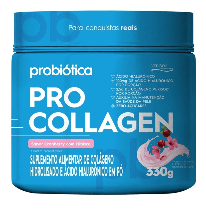 Probiótica lança Pro Collagen Cranberry com Hibisco e aposta no sabor como aliado do glow up