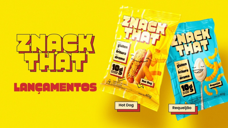 Znack That amplia linha de salgadinhos proteicos com lançamento dos novos sabores Requeijão e Hot Dog