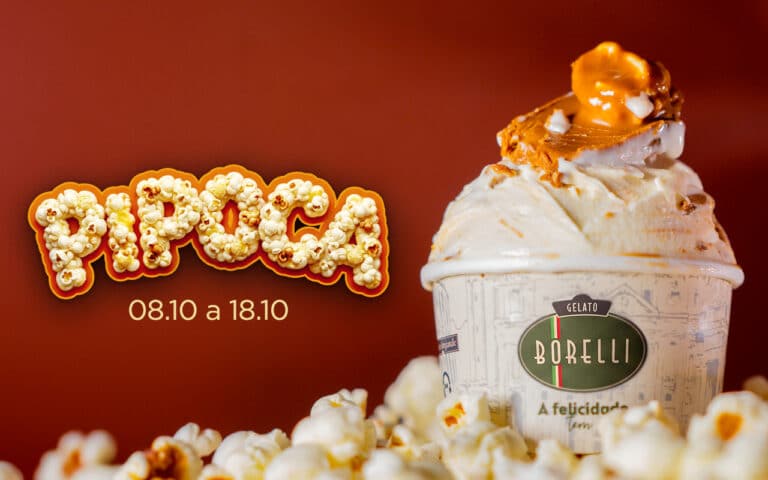 Gelato Borelli lança coleção de pipoca Borelli Bambini para o Dia das Crianças
