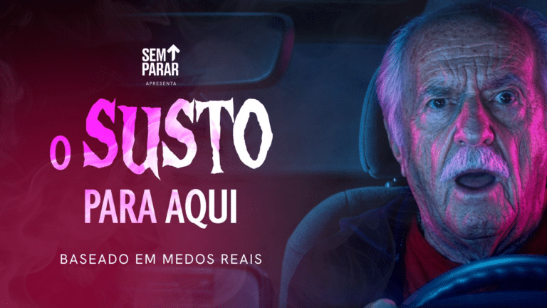 Sem Parar leva Ary Fontoura ao Halloween na campanha O Susto Para Aqui
