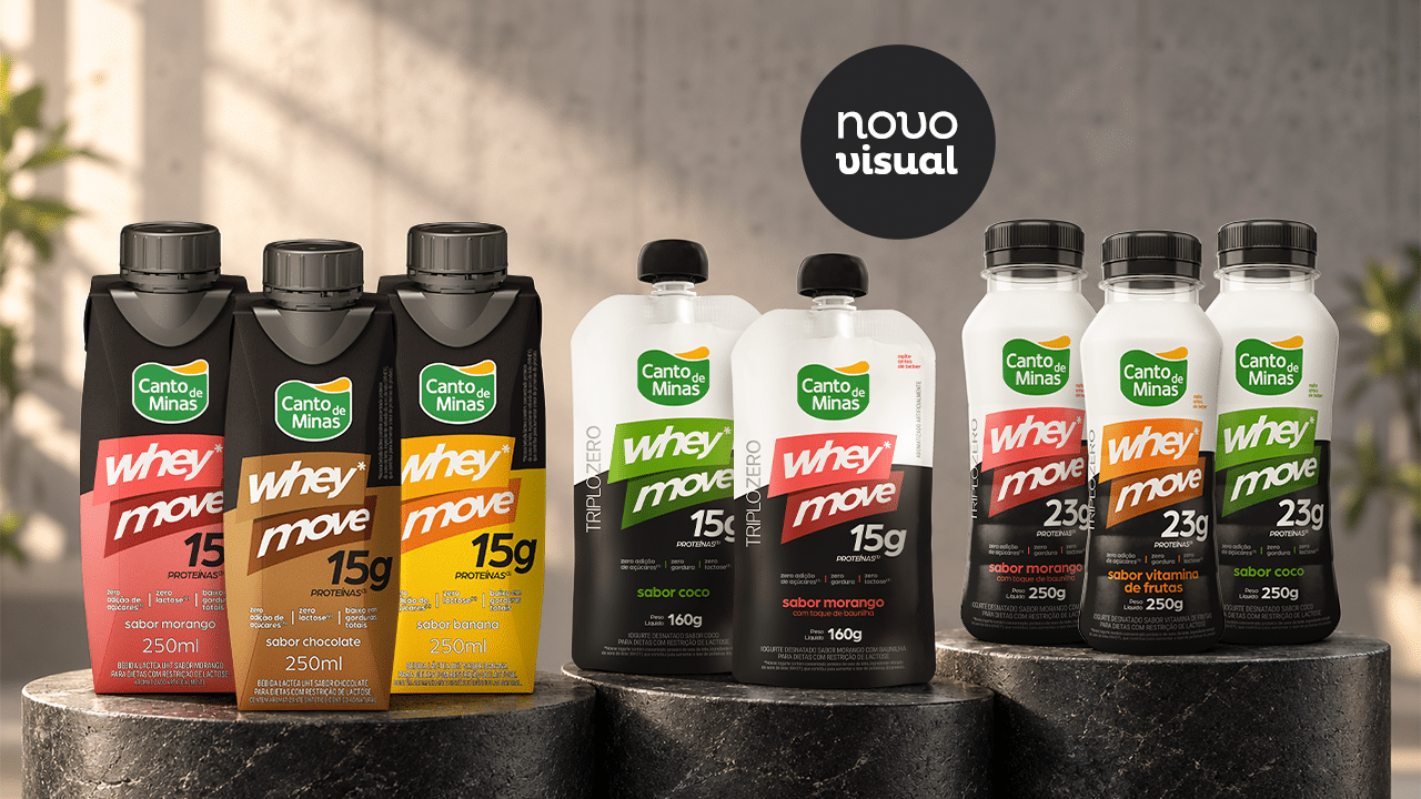 Canto de Minas lança WheyMove, marca de bebidas proteicas