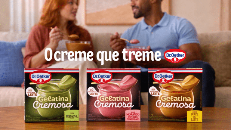 Dr. Oetker lança Gelatina Cremosa em campanha da Ampfy