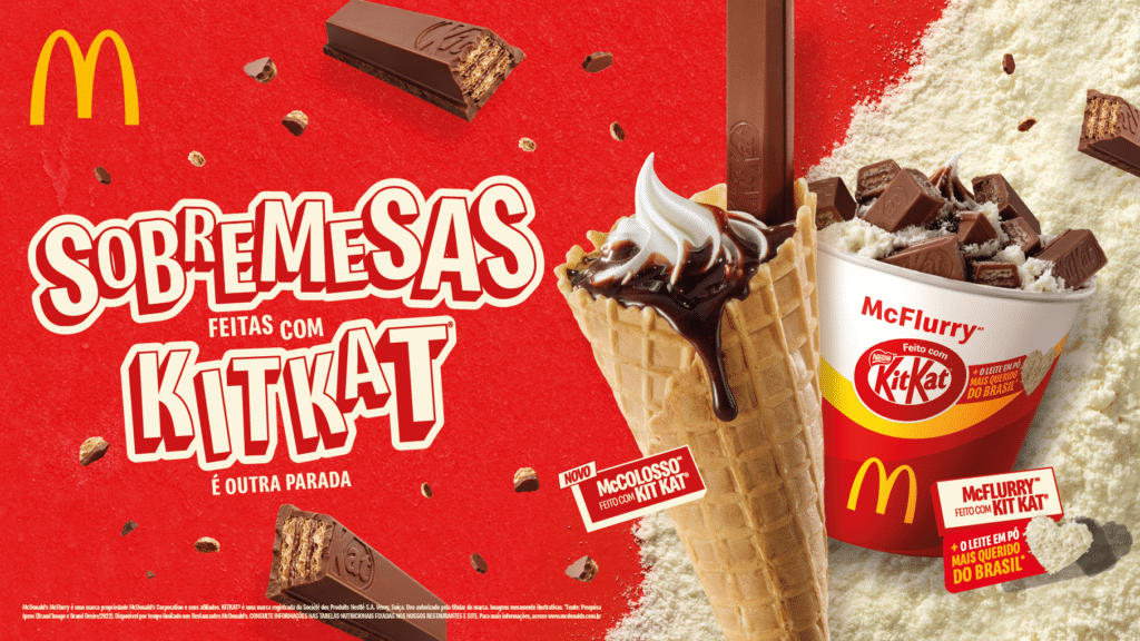 McFlurry de KitKat volta ao Méqui com pré-venda no app