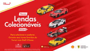 Miniaturas Ferrari da Shell saem a R$ 149,99 com compra mínima