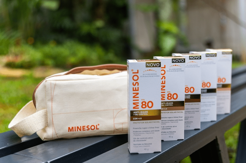 Minesol lança protetor solar facial FPS 80 com ação antissinais