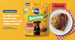 Pedigree lança Biscrok sabor Churrasco por R$ 27,50 em outubro